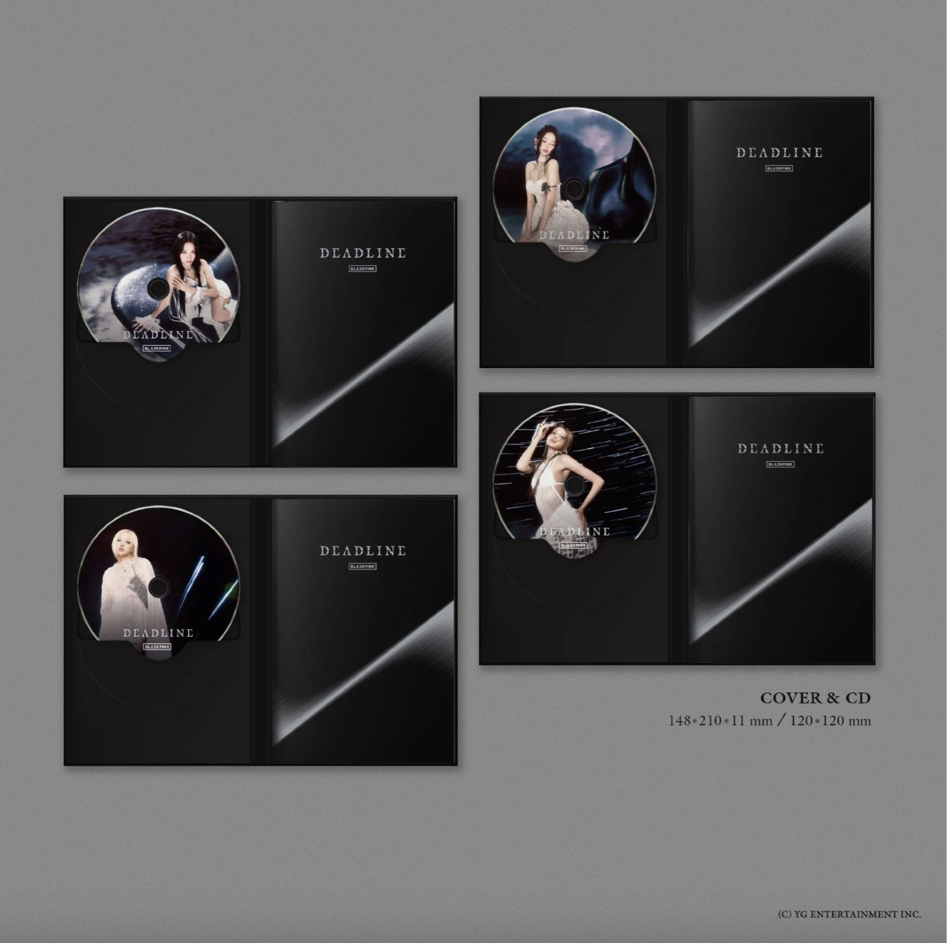 BLACKPINK - DEADLINE - 3rd Mini Album (SILVER Ver.)