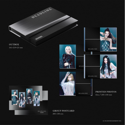 BLACKPINK - DEADLINE - 3rd Mini Album (GRAY Ver.)