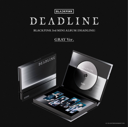 BLACKPINK - DEADLINE - 3rd Mini Album (GRAY Ver.)