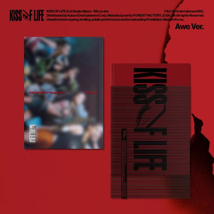 KISS OF LIFE - Who is she - 2nd Single Album (Awe Ver.)