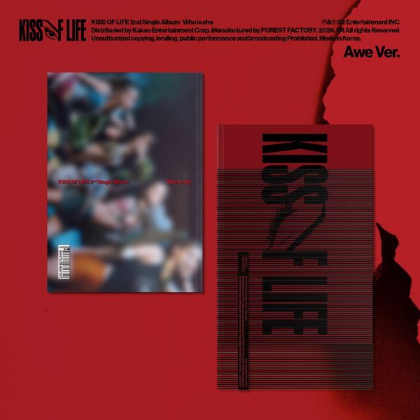 KISS OF LIFE - Who is she - 2nd Single Album (Awe Ver.)