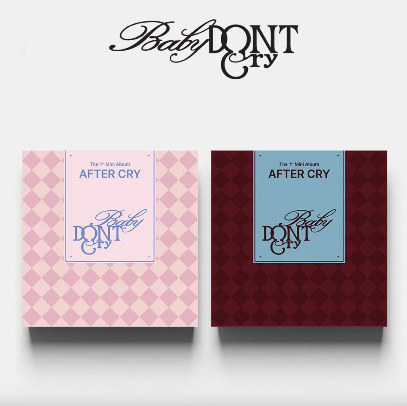 (SIGNED) Baby DONT Cry - AFTER CRY - 1st Mini Album (Red Ver. / Pink Ver.)