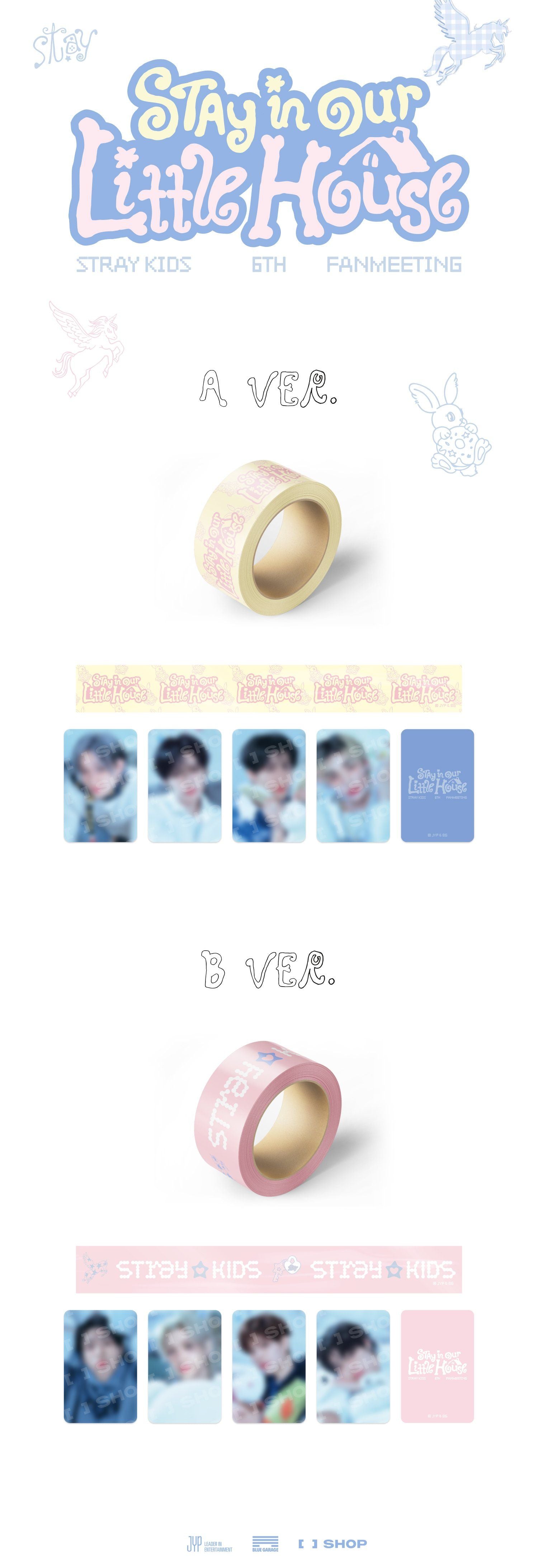 Stray Kids - 6th Fanmeeting: STAY In Our Little House - Box Tape Set