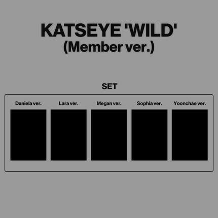 (PRE-ORDER) KATSEYE - WILD (Member Ver.)