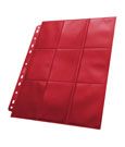 Ultimate Guard 18-Pocket Pages Side-Loading (50) - Red (Inserts)
