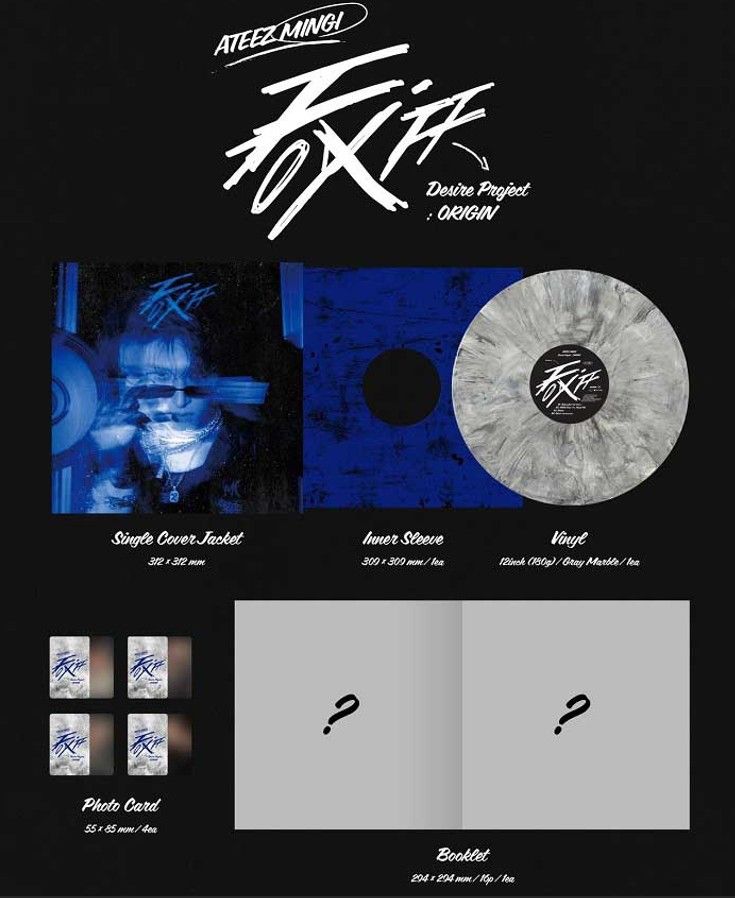 (PRE-ORDER) Mingi (ATEEZ) - FIX OFF Desire Project : ORIGIN