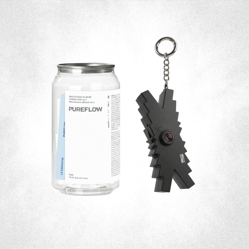 LE SSERAFIM - PUREFLOW pt.1 - 2nd Studio Album (Mini Camera Ver. / Black Ver.)