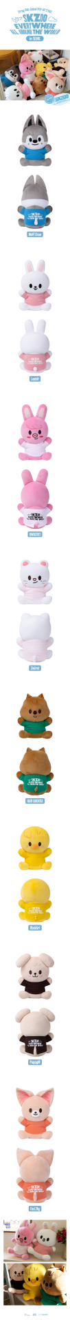 SKZOO - SKZOO EVERYWHERE ALL AROUND THE WORLD - Plush (Hug Me Ver.) | Aegyo K-Pop Store