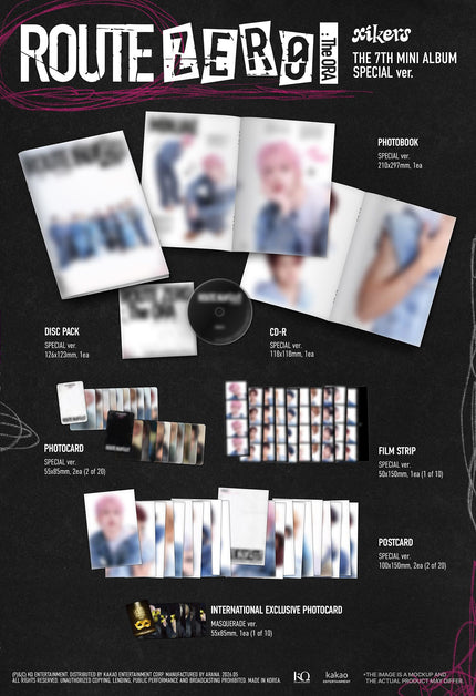(SIGNED) xikers - ROUTE ZERO : The ORA - 7th Mini Album (SPECIAL ver.)