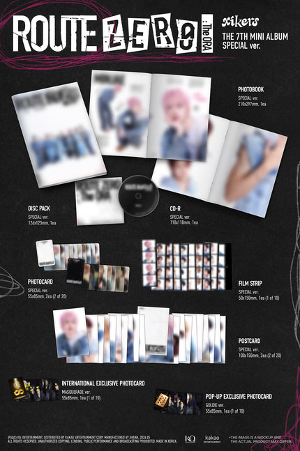 xikers - ROUTE ZERO : The ORA - 7th Mini Album - POP-UP Exclusive (SPECIAL Ver.)