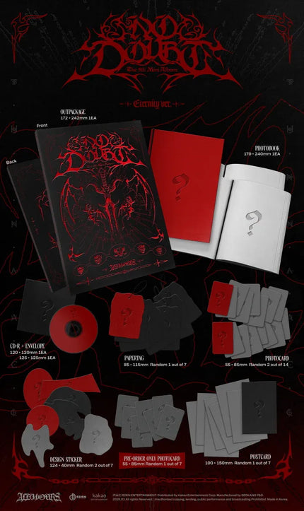(SIGNED) ALL(H)OURS - NO DOUBT - 5th Mini Album (ETERNITY / INFINITY Ver.)