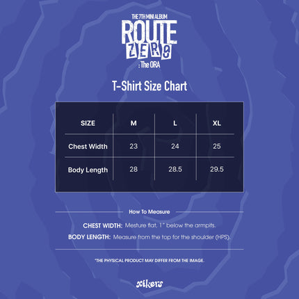 xikers - ROUTE ZERO : The ORA - 7th Mini Album - Pigment T-Shirt