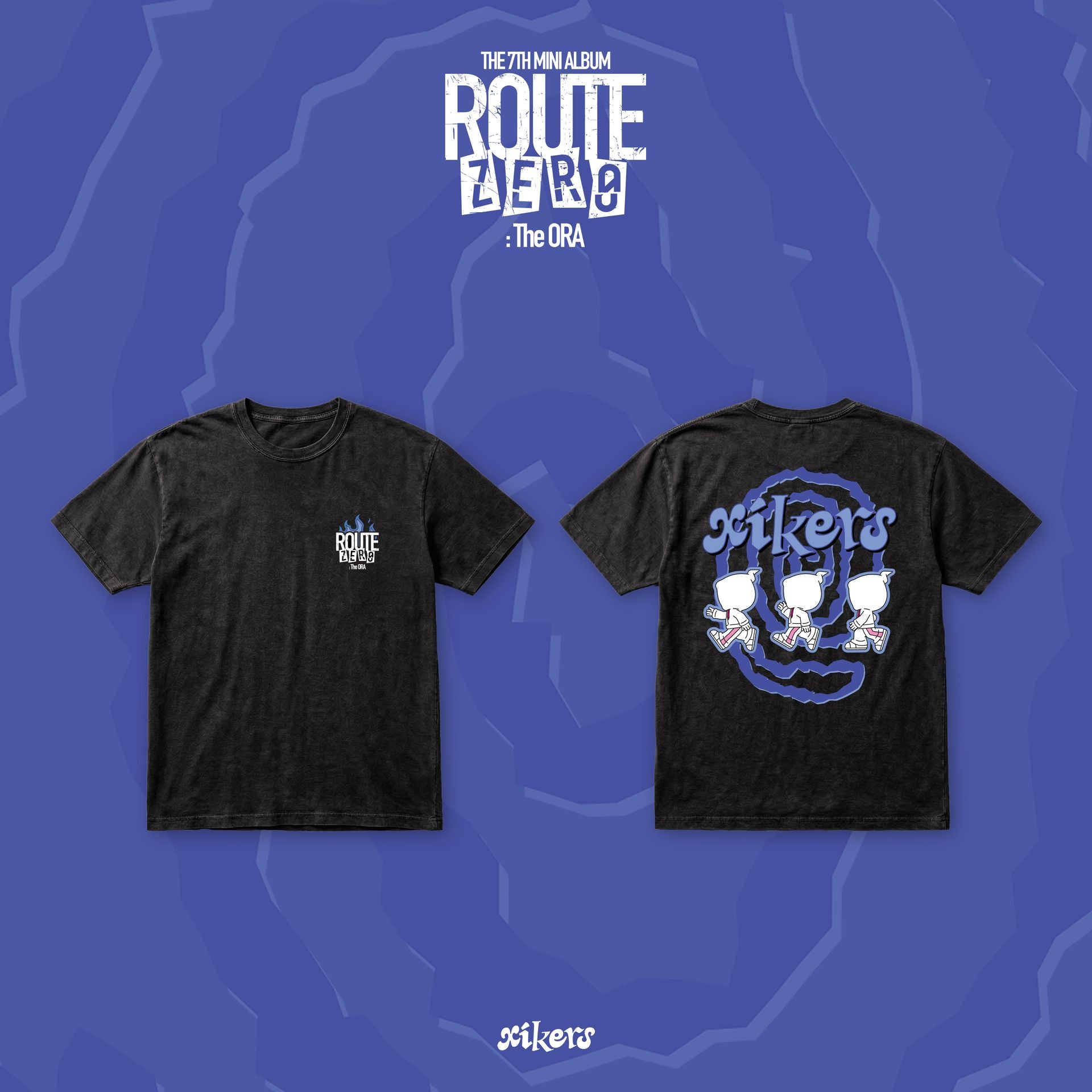 xikers - ROUTE ZERO : The ORA - 7th Mini Album - Pigment T-Shirt