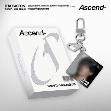 ZEROBASEONE - Ascend- - 6th Mini Album (LENTICULAR KEYRING Ver.)