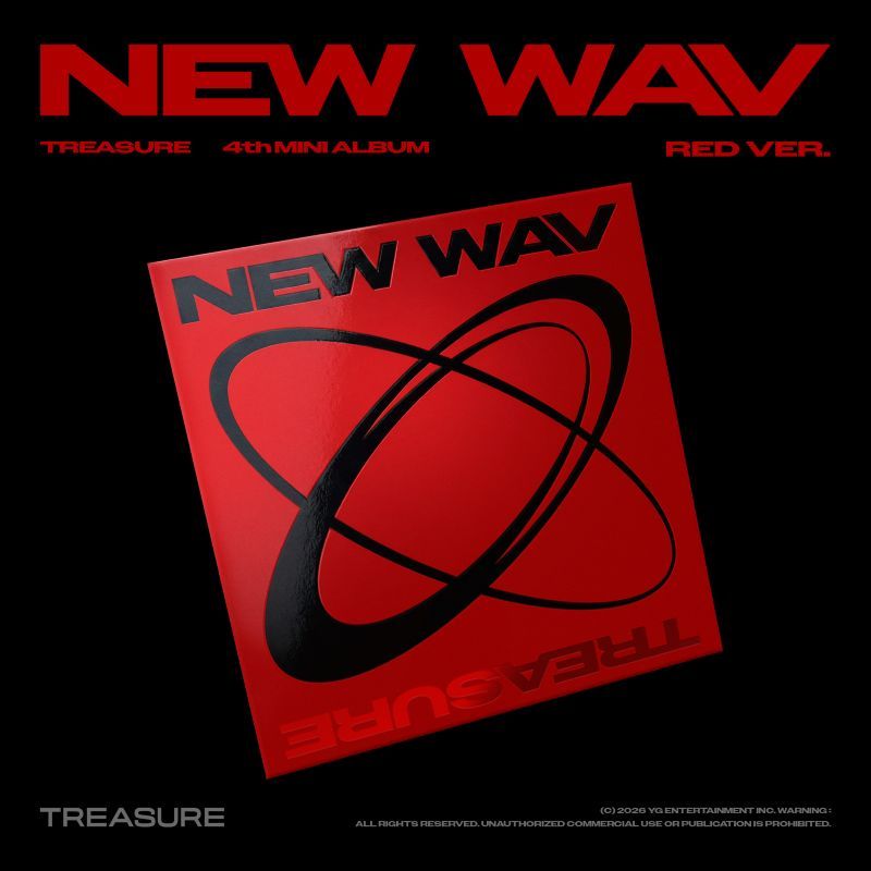 TREASURE - NEW WAV - 4th Mini Album (RED Ver. / ICE Ver.)