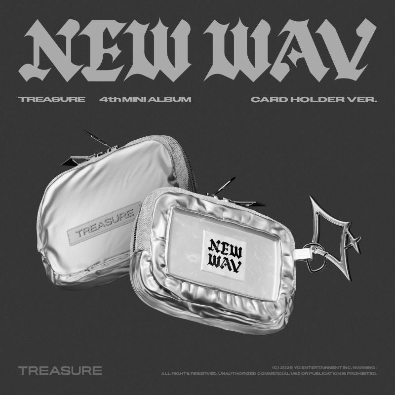 (PRE-ORDER) TREASURE - NEW WAV - 4th Mini Album (LIMITED / CARD HOLDER Ver.)