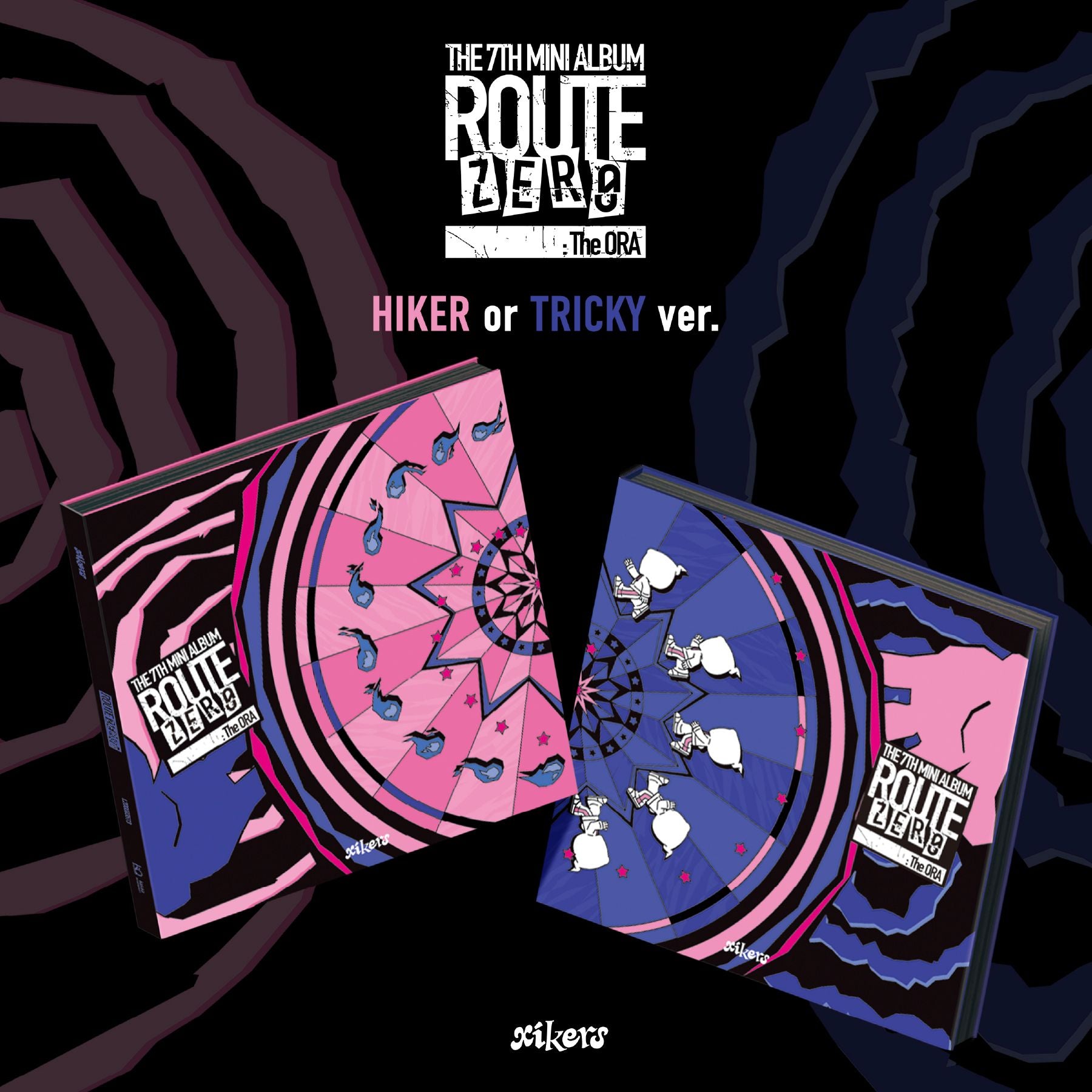 (SIGNED) xikers - ROUTE ZERO : The ORA - 7th Mini Album