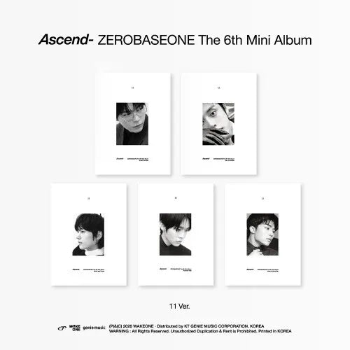 ZEROBASEONE - Ascend- - 6th Mini Album (11 Ver.)