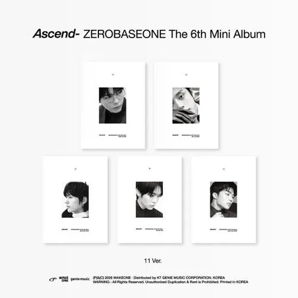 ZEROBASEONE - Ascend- - 6th Mini Album (11 Ver.)