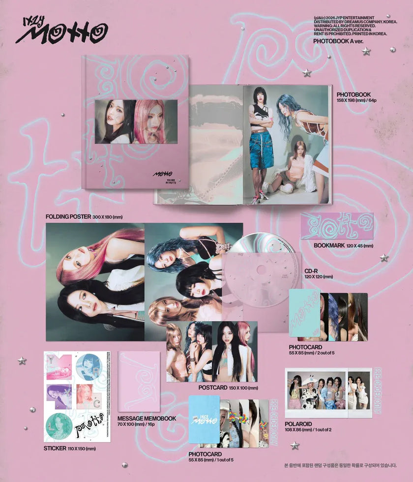 ITZY - Motto - 12th Mini Album (PHOTOBOOK Ver.)