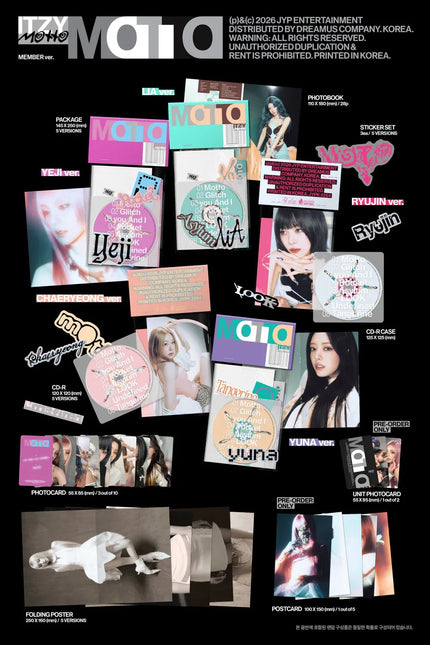 ITZY - Motto - 12th Mini Album (Member Ver.)