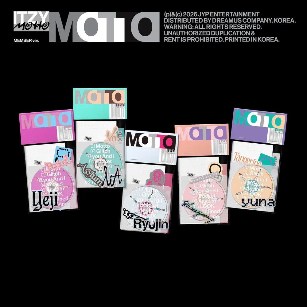 ITZY - Motto - 12th Mini Album (Member Ver.)