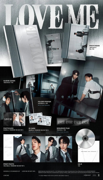 SHOWNU X HYUNGWON (MONSTA X) - LOVE ME - EP Album