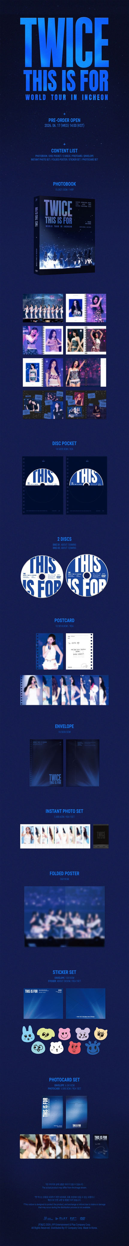 TWICE - THIS IS FOR -  World Tour in Incheon DVD