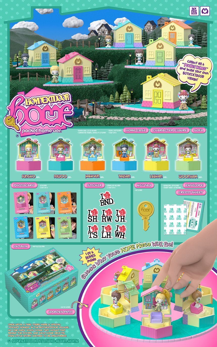 BOYNEXTDOOR - HOME - 1st Studio Album (POCKET HOME Ver.)