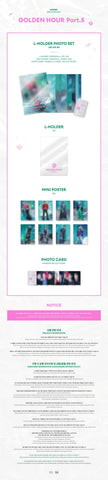 (PRE-ORDER) ATEEZ - GOLDEN HOUR : Part.5 Pop-Up Store - L-Holder Photo Set