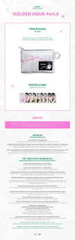 (PRE-ORDER) ATEEZ - GOLDEN HOUR : Part.5 Pop-Up Store - Mini Pouch