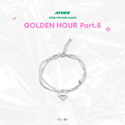 (PRE-ORDER) ATEEZ - GOLDEN HOUR : Part.5 Pop-Up Store - Silberarmband