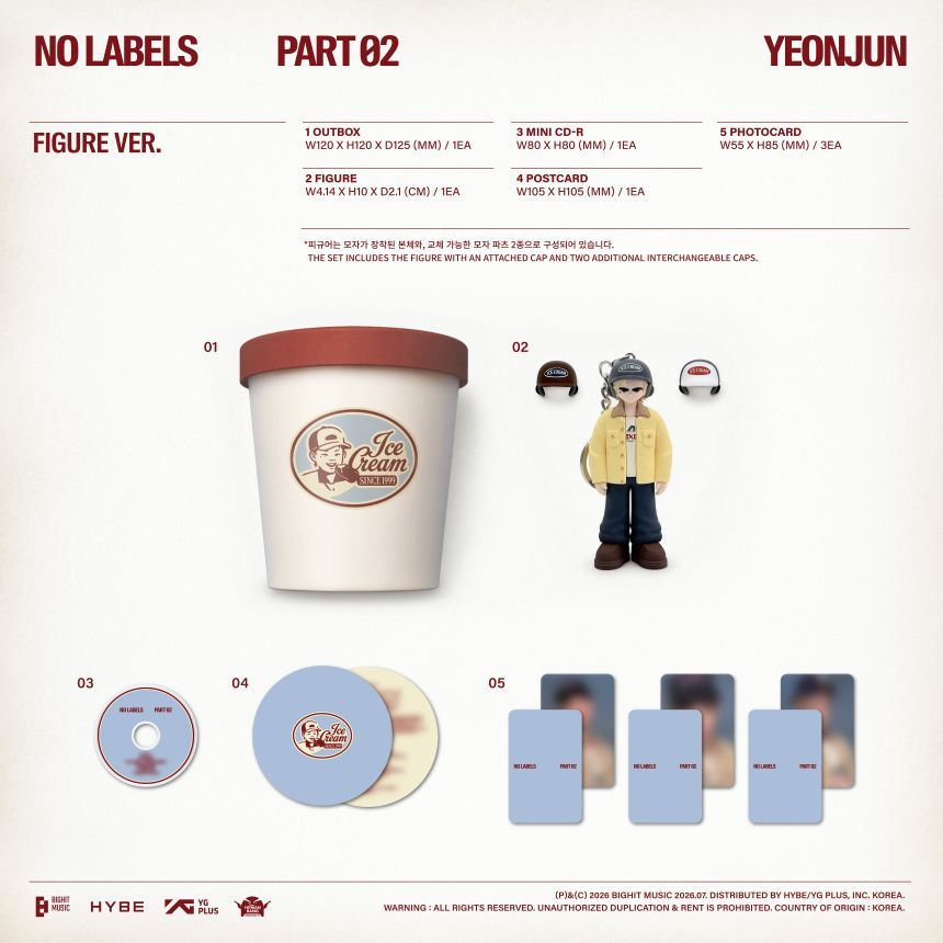 YEONJUN (TXT) - NO LABELS: PART 02 - Album (Figure Ver.)