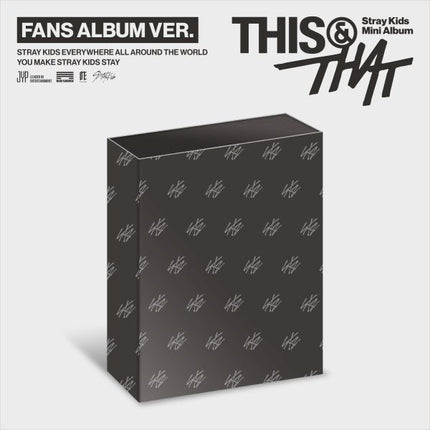(PRE-ORDER) Stray Kids - THIS & THAT - Mini Album + Fans Shop POB (FANS ALBUM VER.)
