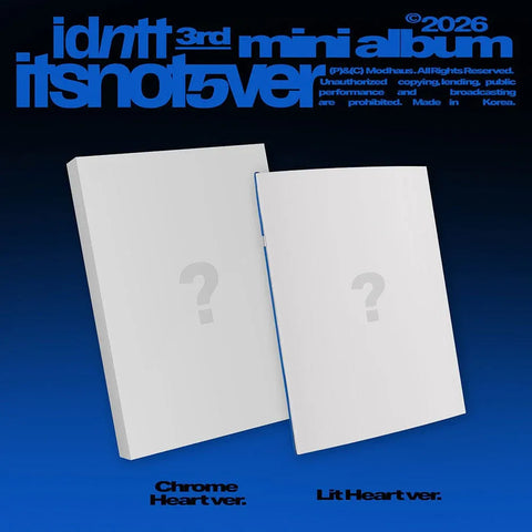 idntt - itsnotover - 3rd Mini Album