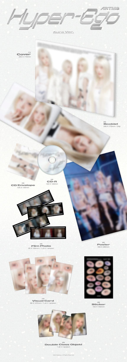 (PRE-ORDER) ARTMS - Hyper-Ego - 2nd Mini Album + Applemusic POB