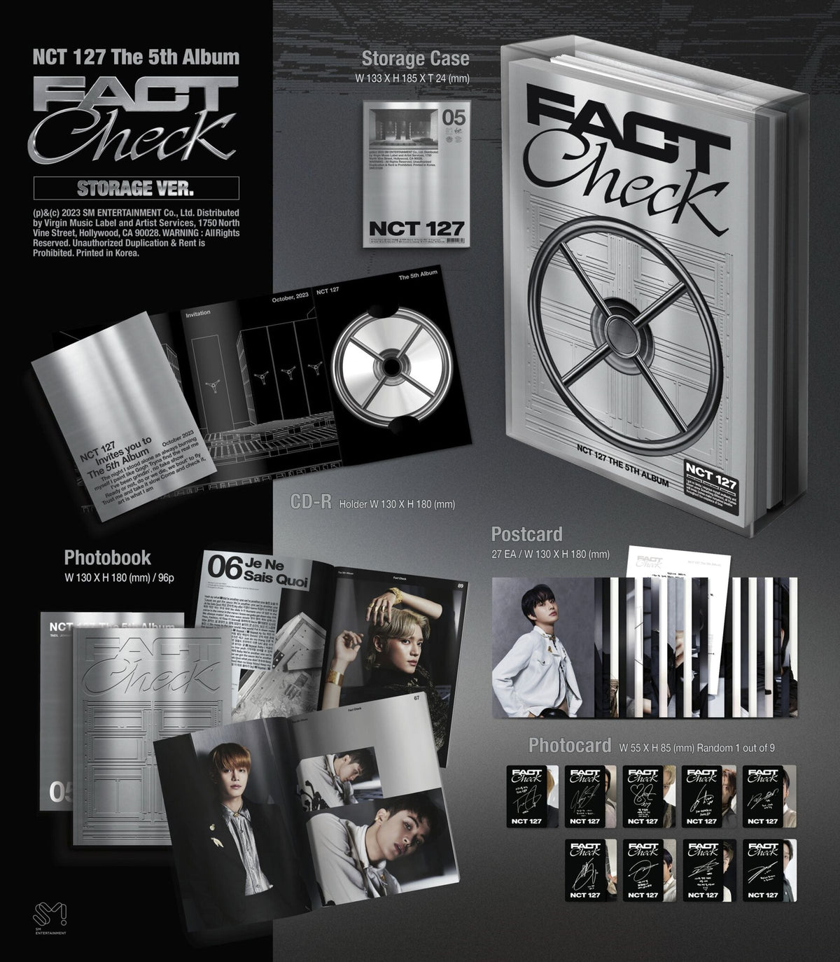 NCT 127 - Fact Check - 5th Album (Storage Ver.)