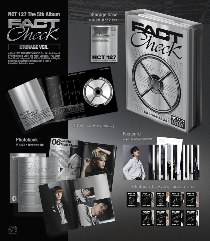 NCT 127 - Fact Check - 5th Album (Storage Ver.)