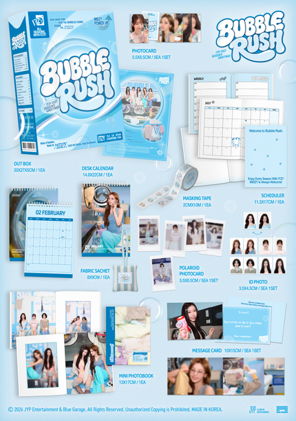 ITZY -2027 Seasons Greetings [BUBBLE RUSH]