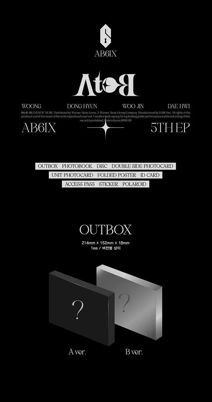 AB6IX - A to B - 5th EP Album