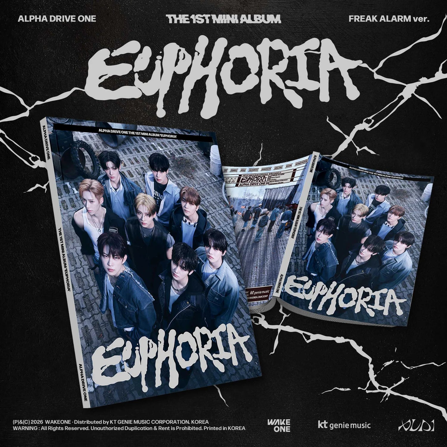 ALPHA DRIVE ONE - EUPHORIA - 1st Mini Album (FREAK ALARM Ver.)