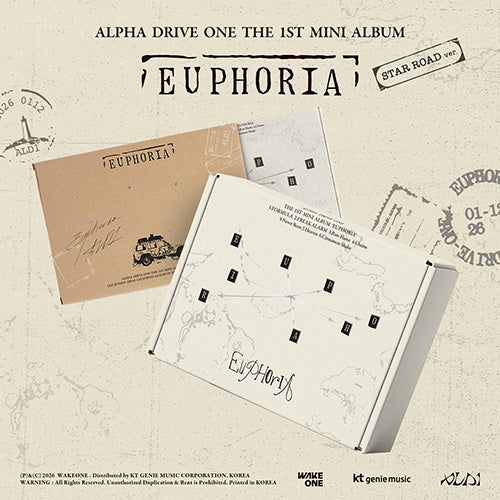 ALPHA DRIVE ONE - EUPHORIA - 1st Mini Album (STAR ROAD Ver.)