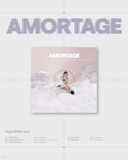 JISOO (BLACKPINK) - AMORTAGE (Vinyl)
