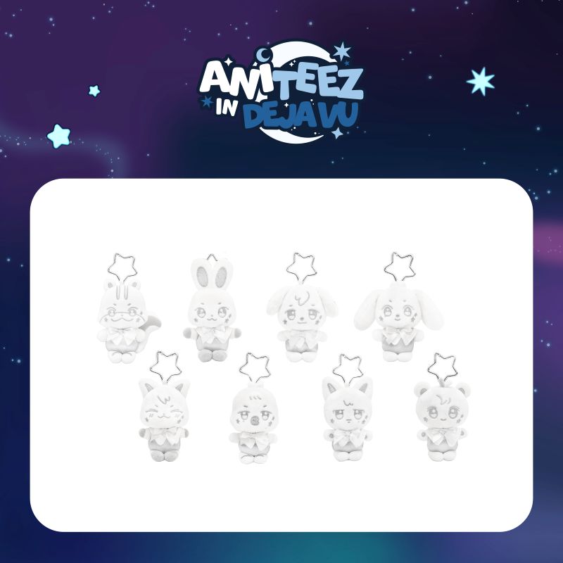 ANITEEZ in DEJAVU (ATEEZ) - SILVER ANITEEZ PLUSH KEYRING