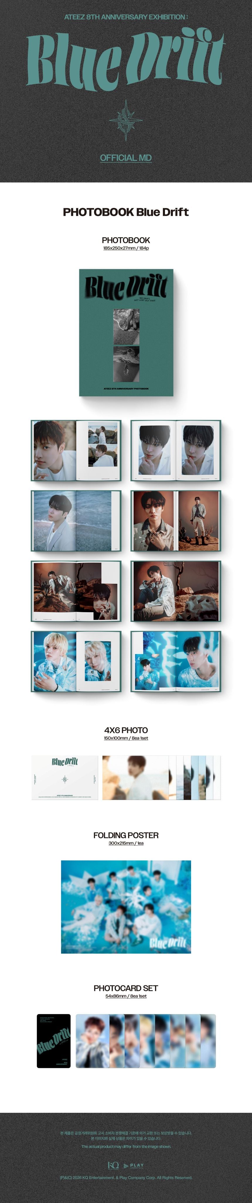 ATEEZ - Blue Drift - 8th Anniversary (Photobook)