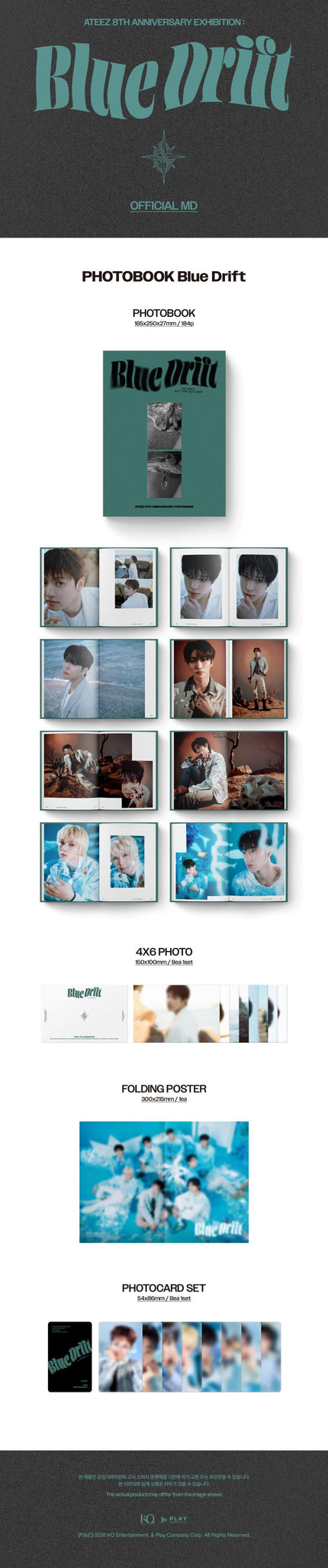 ATEEZ - Blue Drift - 8th Anniversary (Photobook)