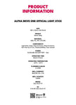 ALPHA DRIVE ONE - Official Lightstick