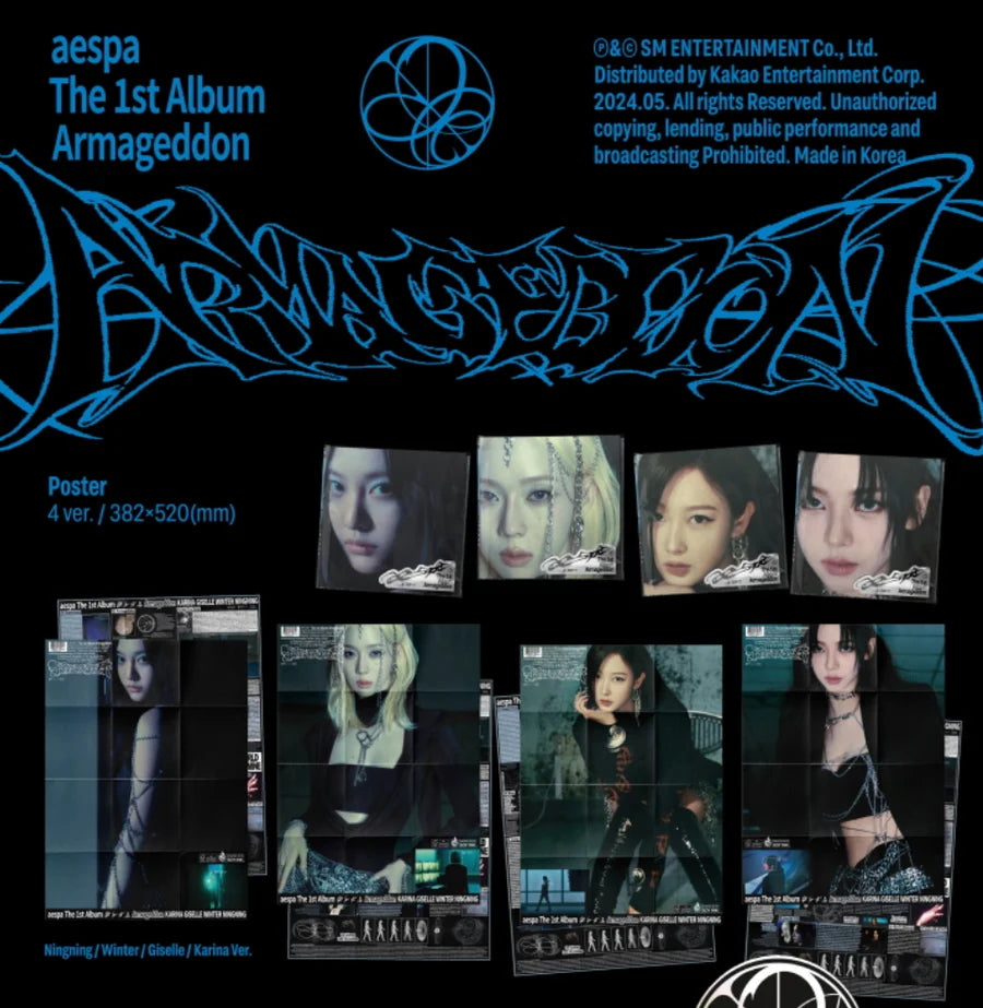 aespa - Armageddon - 1st Album (Poster Ver.)