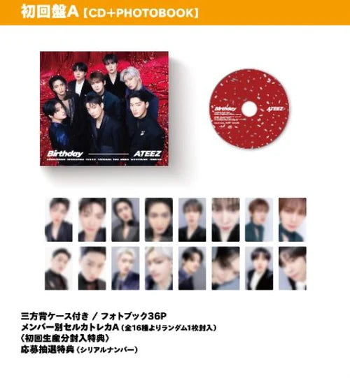 ATEEZ - Birthday - Japan 4th Single Album