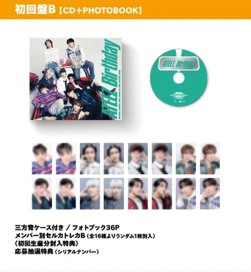 ATEEZ - Birthday - Japan 4th Single Album